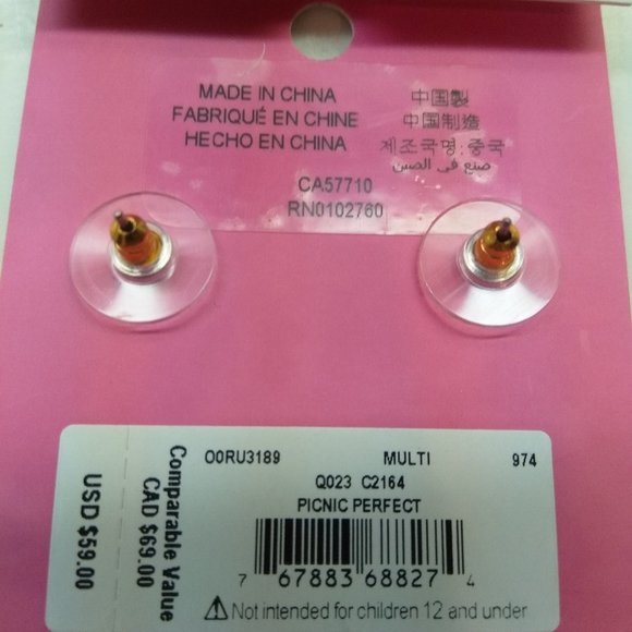 Kate Spade New Lemon Earrings - Picture 3 of 3